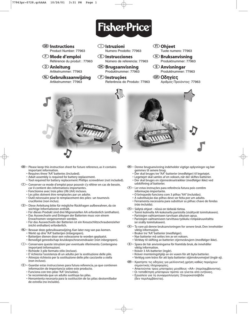 Fisher-Price 77963 instructions