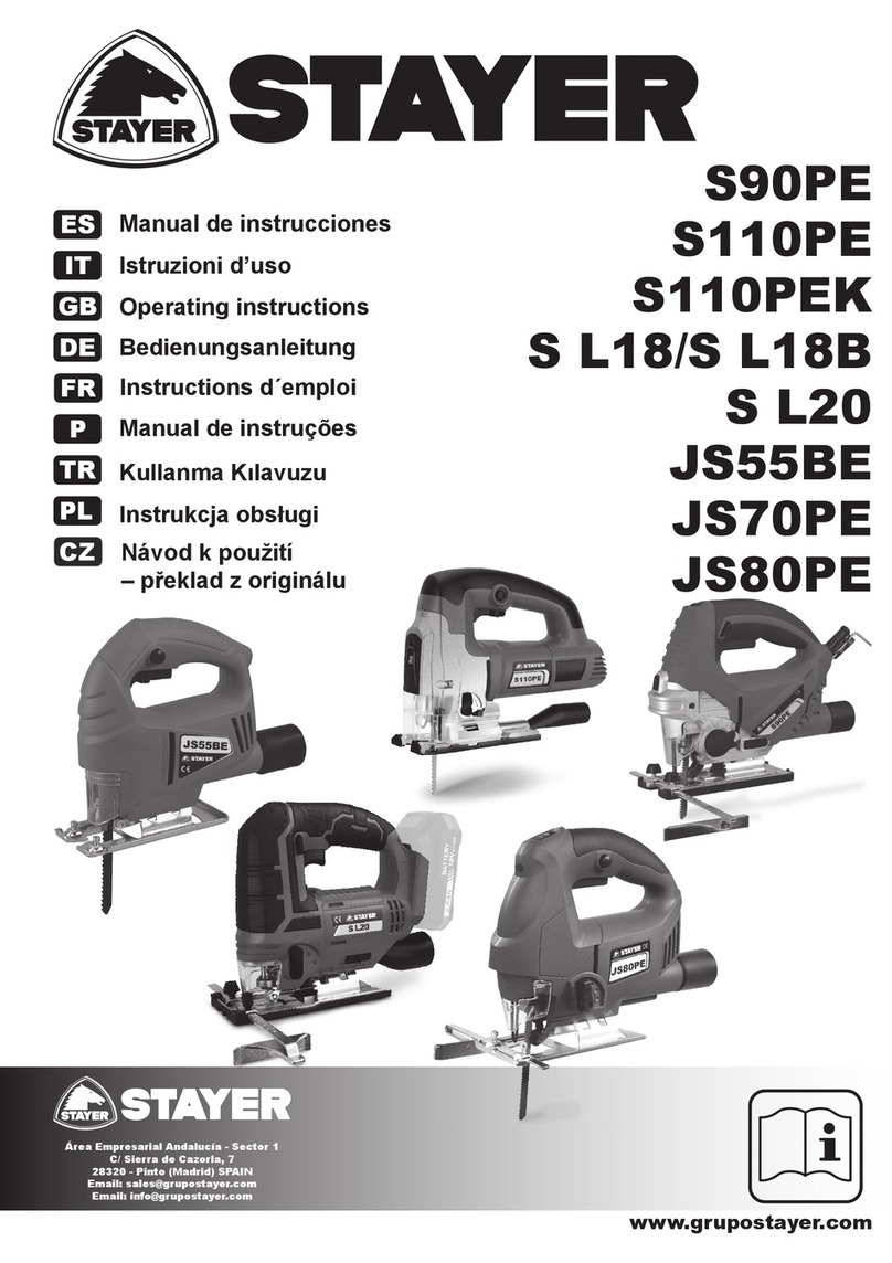 stayer S L18/S L18B User manual