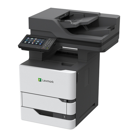 Lexmark MX721 User manual