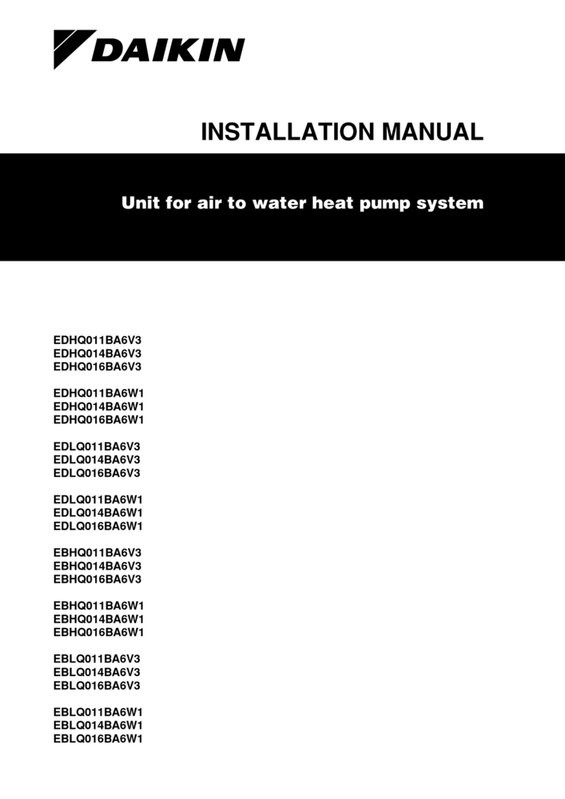 Daikin EDHQ014BA6V3 User manual