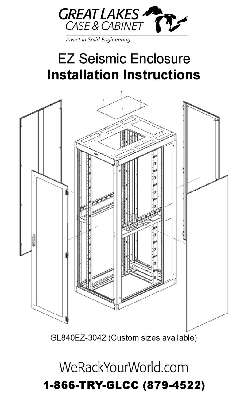 Great Lakes Case & Cabinet GL840EZ-3042 installation instructions