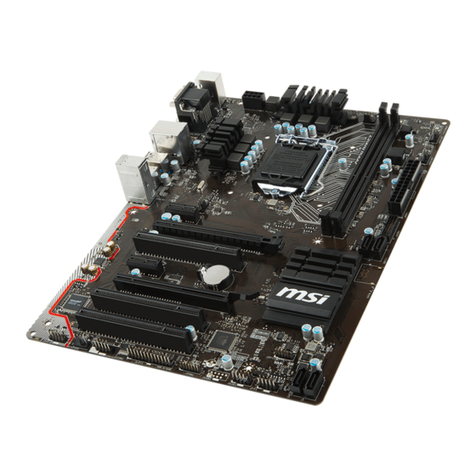 MSI B150-ICAFE/ H110 PC MATE User manual