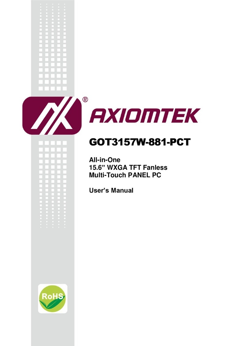 AXIOMTEK GOT3157W-881-PCT User manual