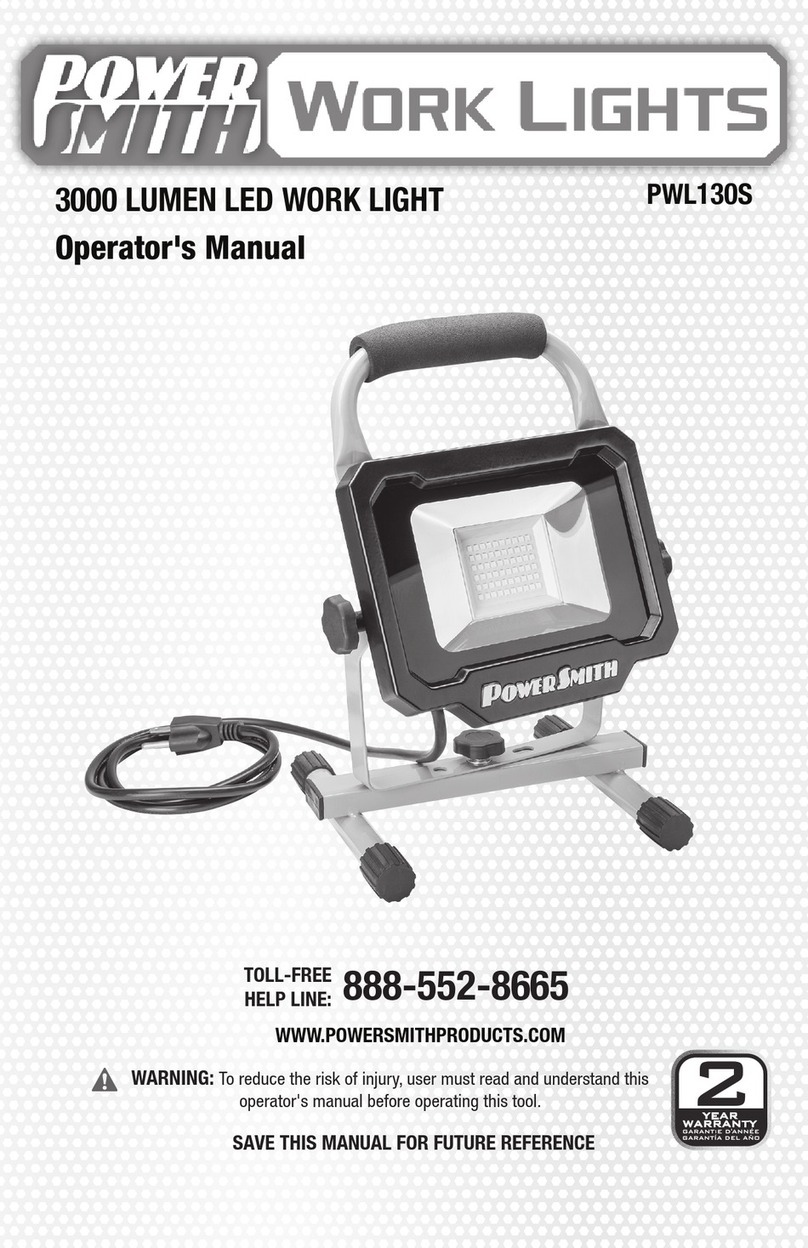 PowerSmith PWL130S User manual PowerSmith PWL130S User manual