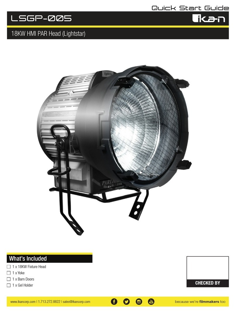 Ikan Lightstar LSGP-005 quick start guide