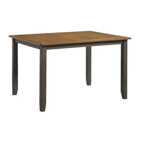 OSP Home Furnishings WEST LAKE WSK3247T Assembly instructions