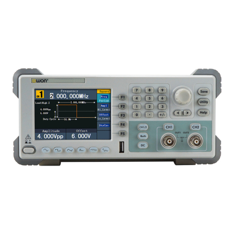 Owon AG1012F user manual