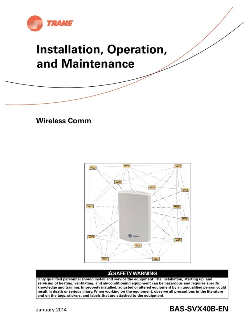 Trane X13790901010 Installation, operation and maintenance