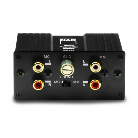 NAD PP 375 Mounting instruction