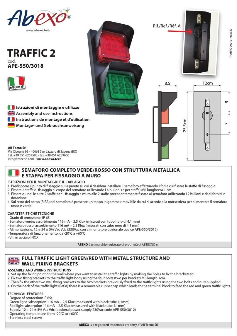 Abexo TRAFFIC 2 Quick setup guide