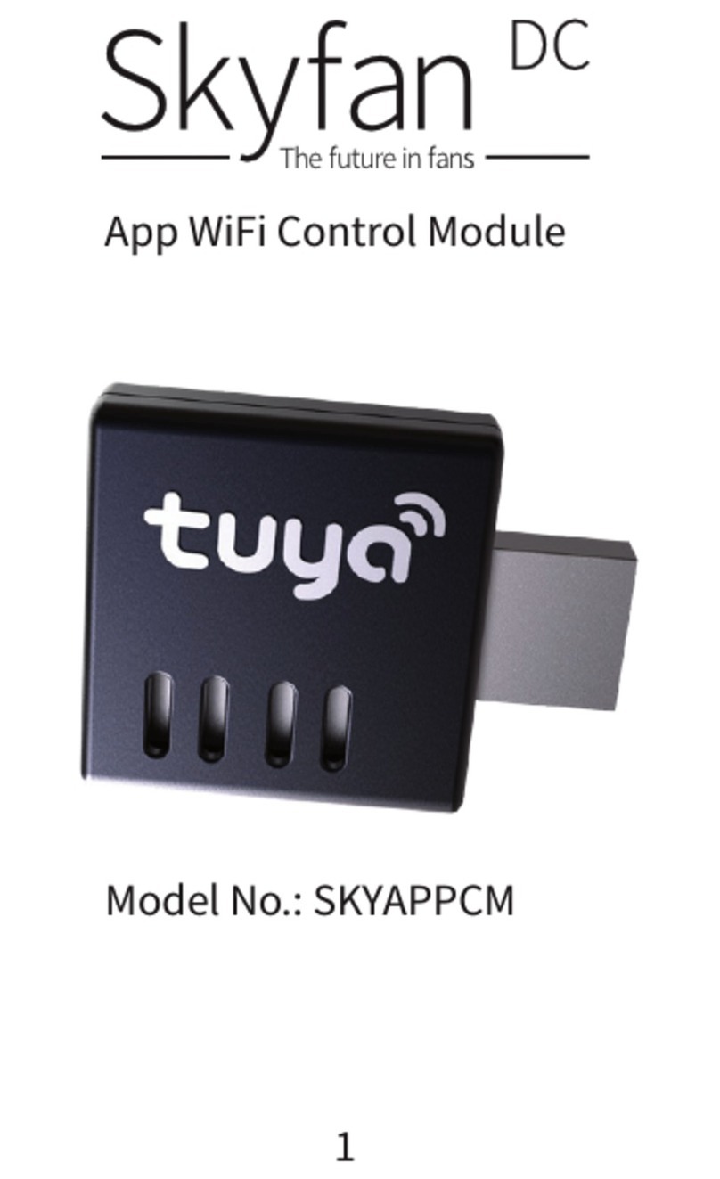 Ventair Skyfan DC SKYAPPCM manual