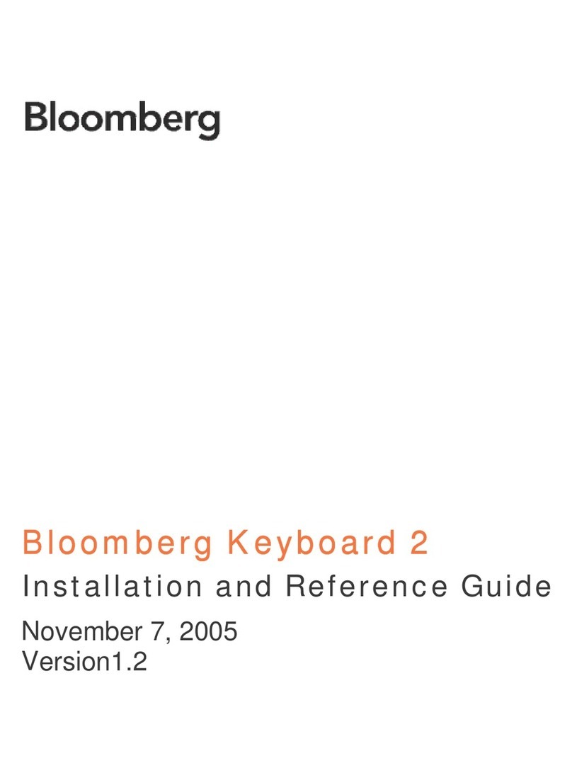 Blomberg Keyboard 2 Installation and reference guide