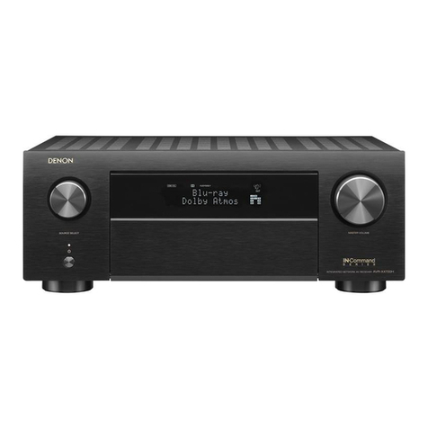 Denon AVR-X4700H User manual Denon AVR-X4700H User manual
