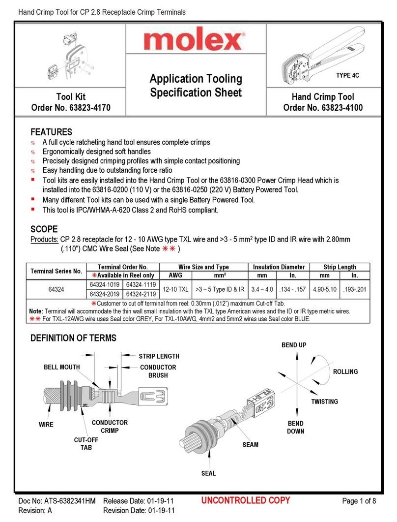 molex 63823-4100 User manual
