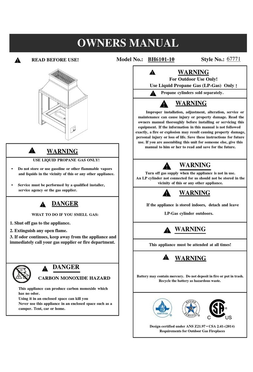 Bond BH6101-10 owner's manual
