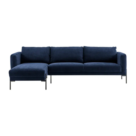 Matt Blatt KINGSLEY CHAISE SOFA LHS MBKINGSLHMA user guide Matt Blatt KINGSLEY CHAISE SOFA LHS MBKINGSLHMA user guide