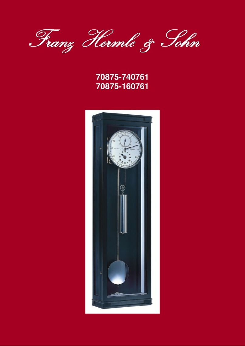 Franz Hermle & Sohn 70875-740761 manual