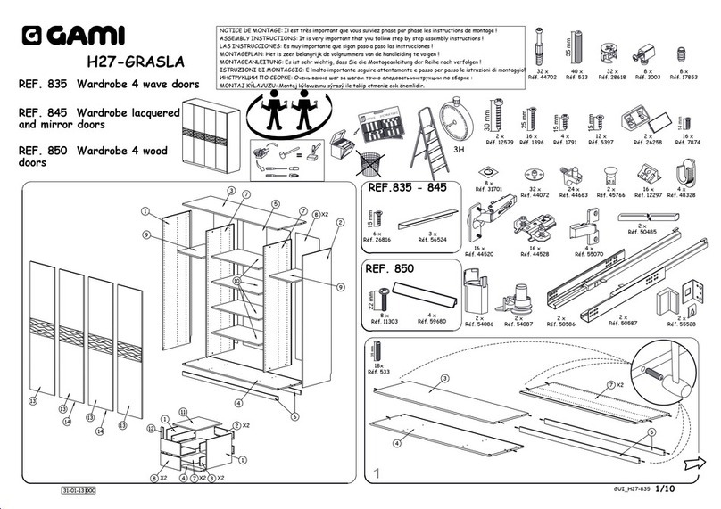 Gami H27-GRASLA Assembly instructions
