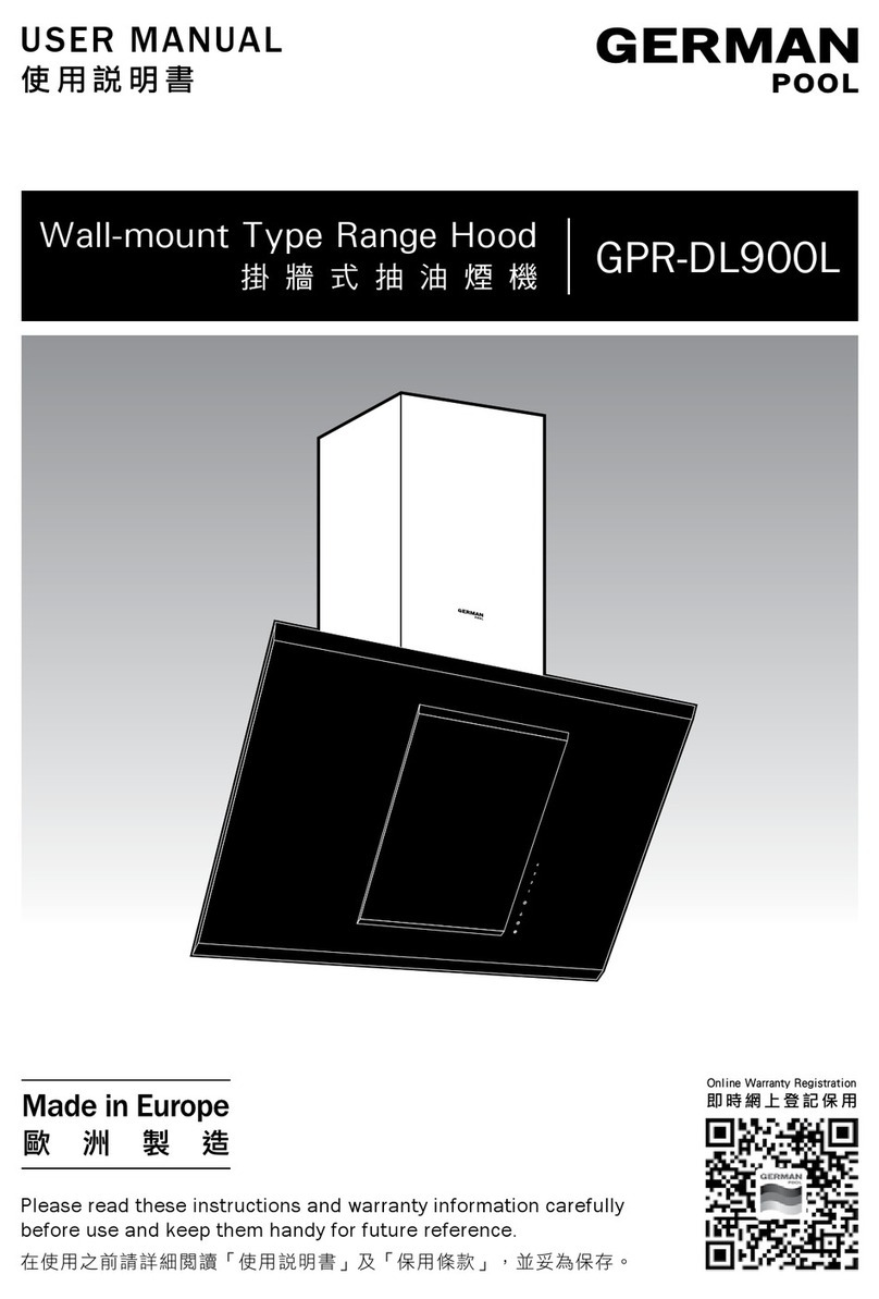 German pool GPR-DL900L user manual