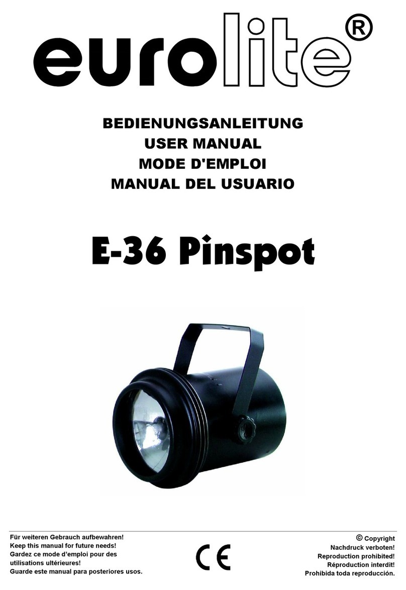 EuroLite E-36 user manual
