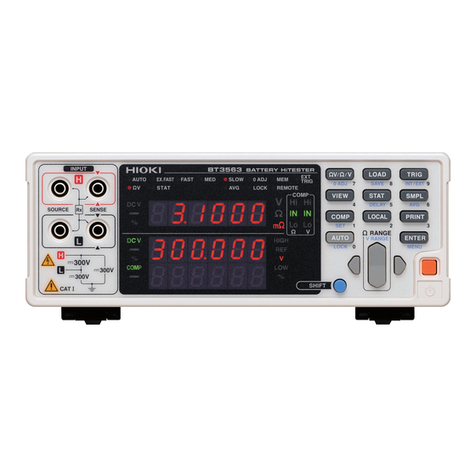Hioki BT3563A User manual