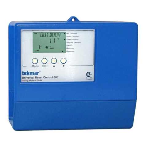 Tekmar Universal Reset Control 363 User manual