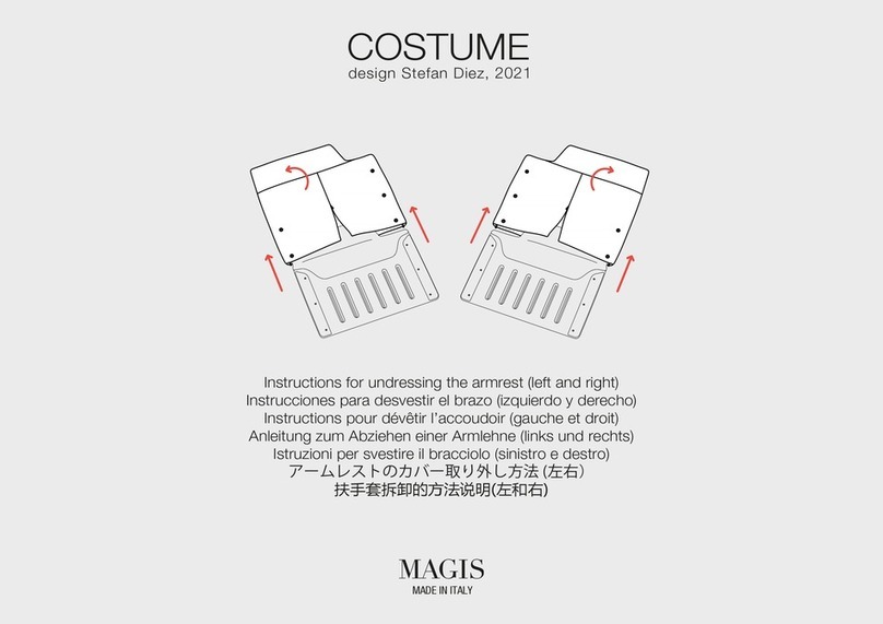 MAGIS Stefan Diez COSTUME instructions