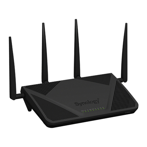 Synology RT2600ac Hardware installation guide