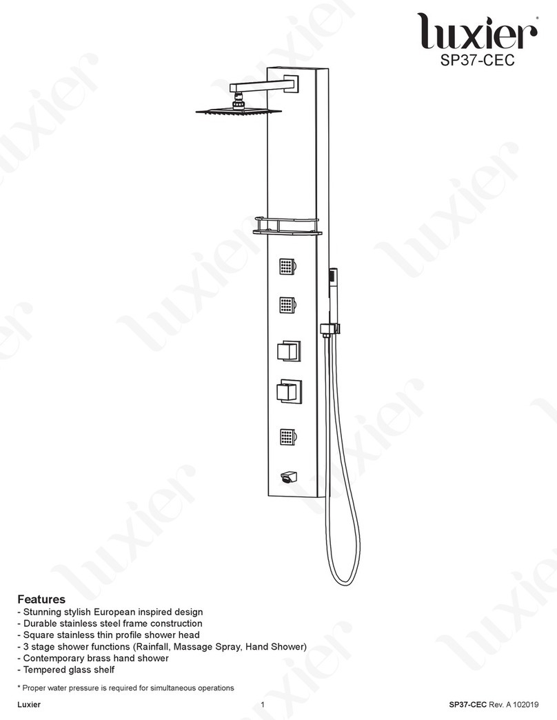 Luxier SP37-CEC installation guide Luxier SP37-CEC installation guide