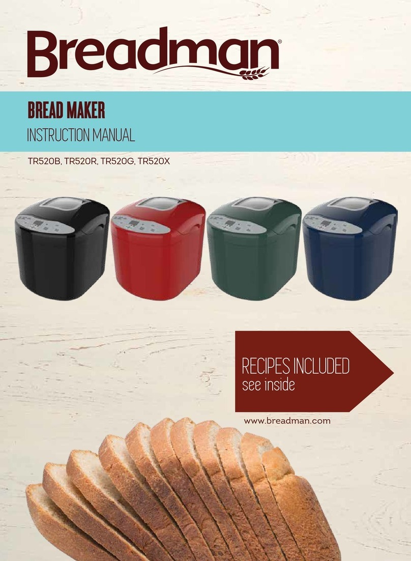 Breadman TR520R User manual