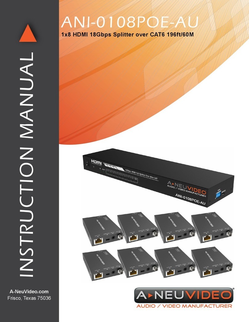 A-Neuvideo ANI-0108POE-AU instruction manual