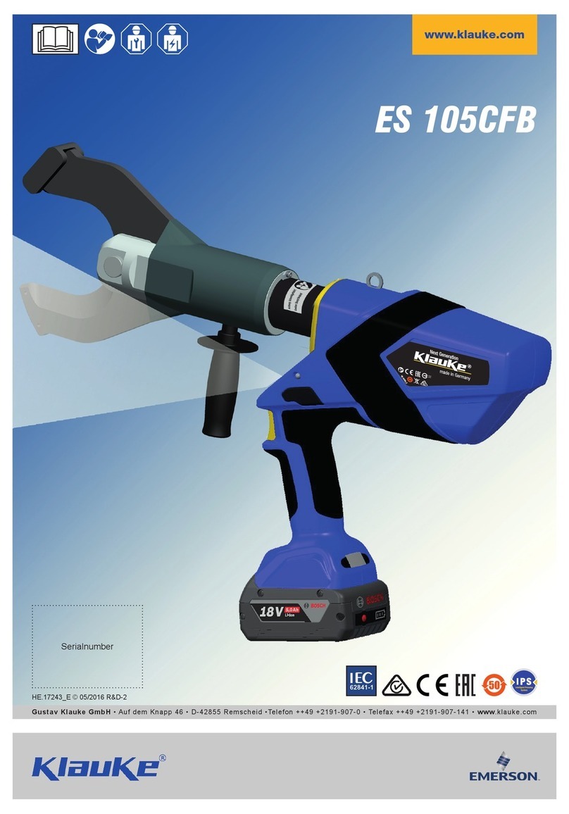 Emerson Klauke ES 105CFB manual