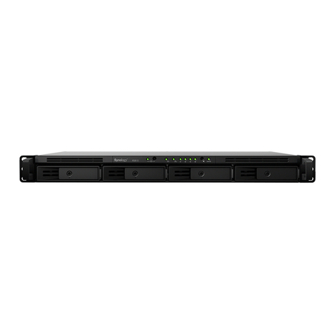 Synology RackStation RS815 User manual Synology RackStation RS815 User manual