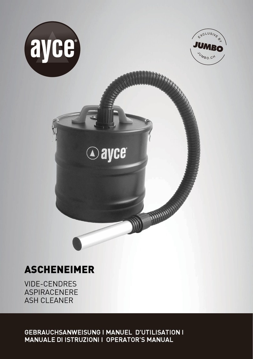 Jumbo Ayce MWAF303 -18L Operator's manual
