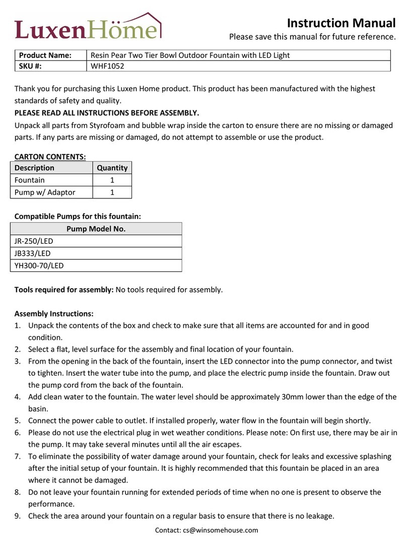 LuxenHome WHF1052 User manual LuxenHome WHF1052 User manual