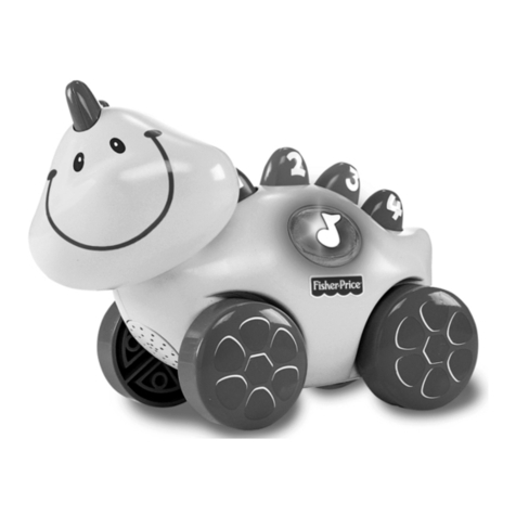 Fisher-Price Baby Smartronics Roll-Along Turtle 71667 User manual