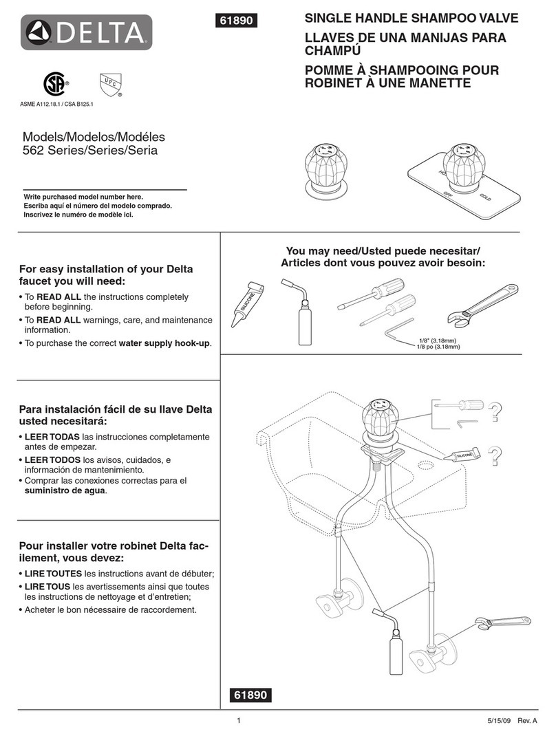Delta 562 Series User manual