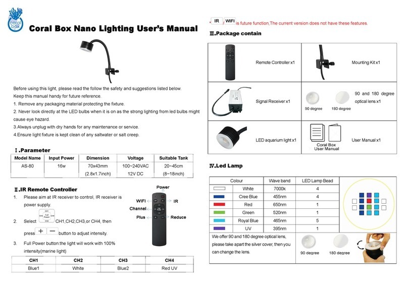 Coral Box AS-80 user manual