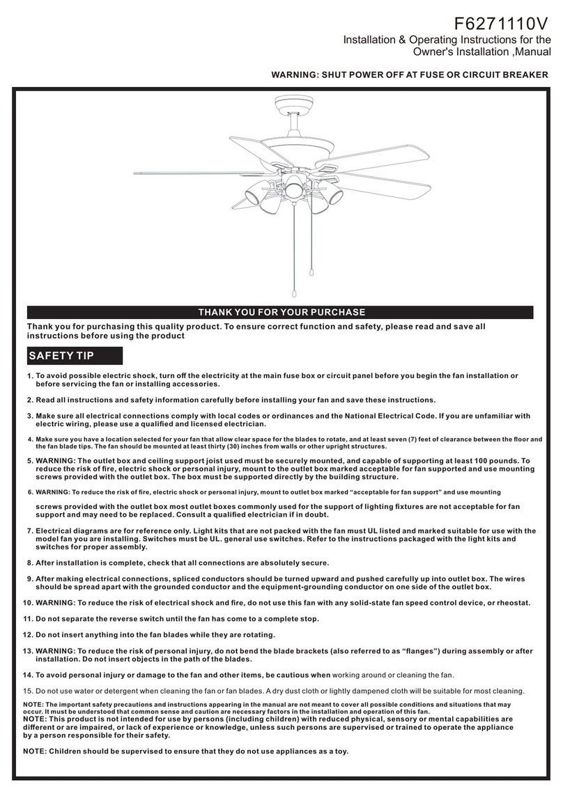Parrot Uncle F6271110V Manual