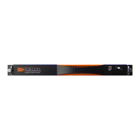 Digital Watchdog Blackjack S-RACK 1U User manual