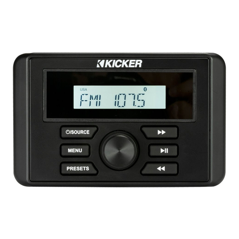 Kicker KMC3 User manual
