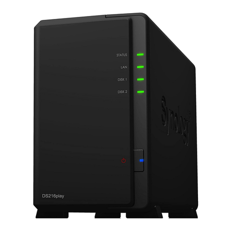 Synology DS216play Quick installation guide