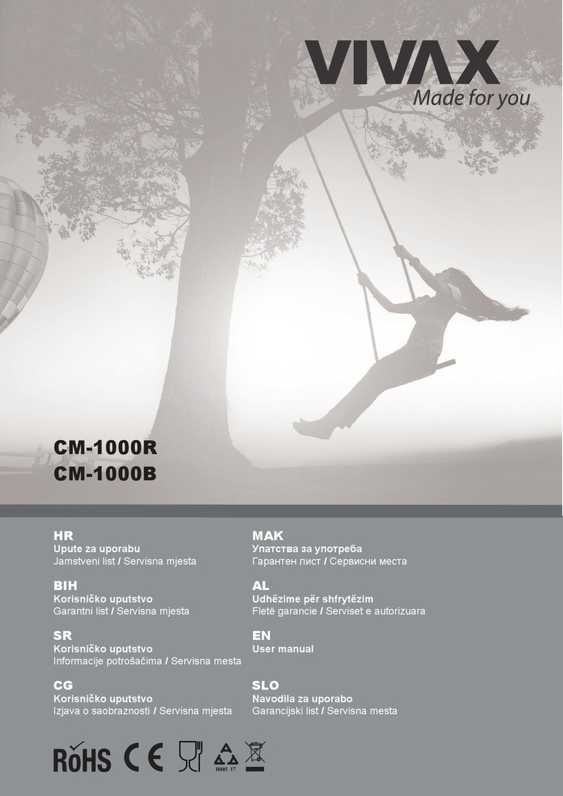 Vivax CM-1000R user manual