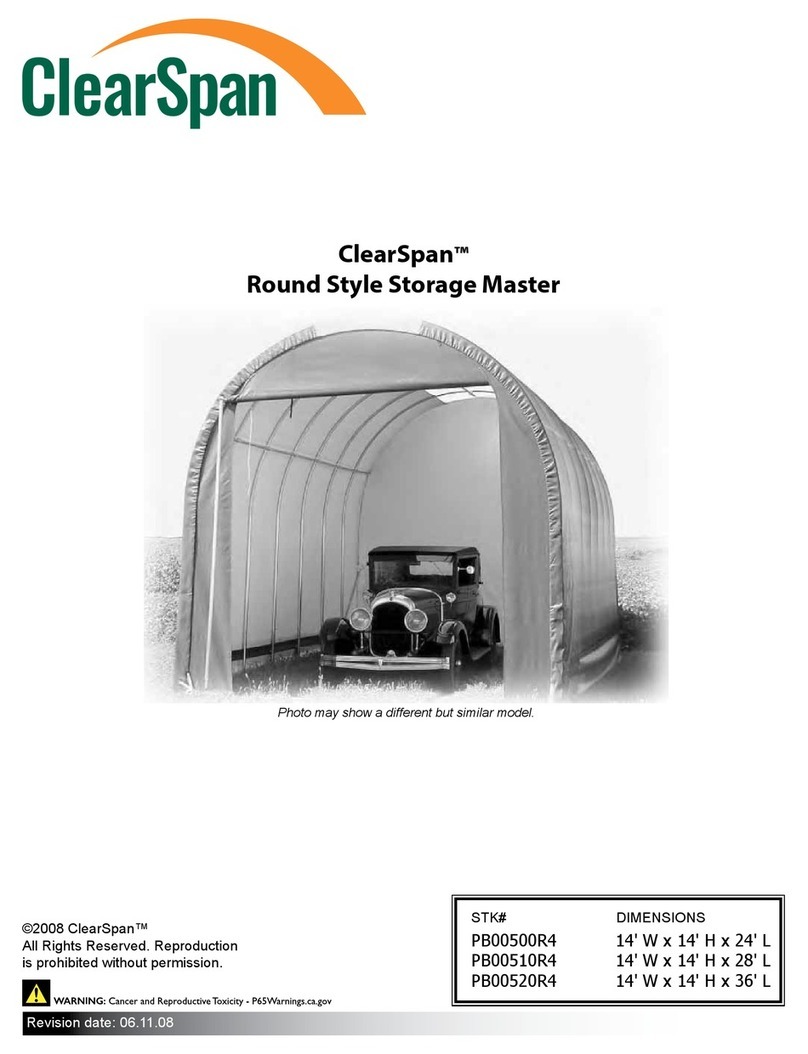ClearSpan PB00500R4 User manual