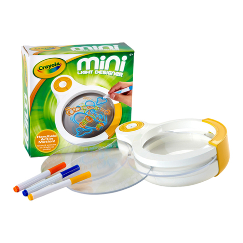 Crayola Mini LigHT DeSigner User manual