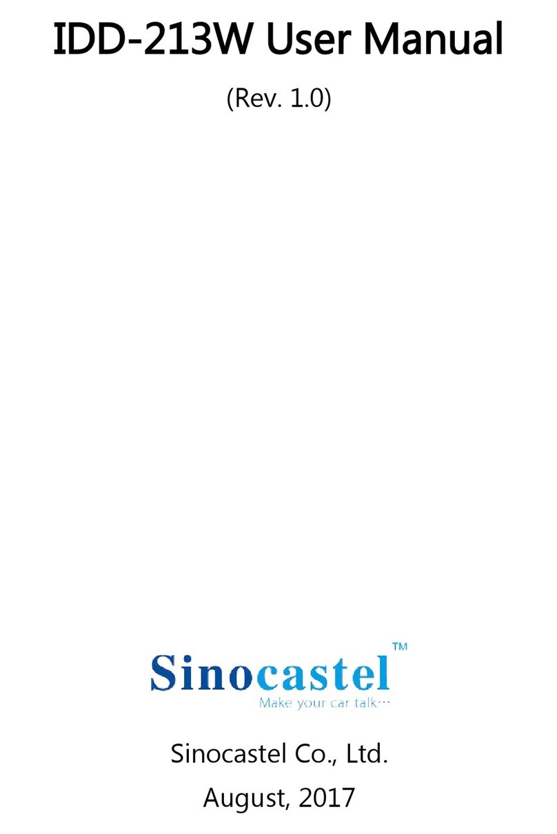 SinoCastel IDD-213W user manual