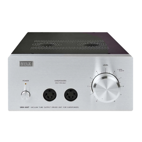 STAX SRM-500T User manual