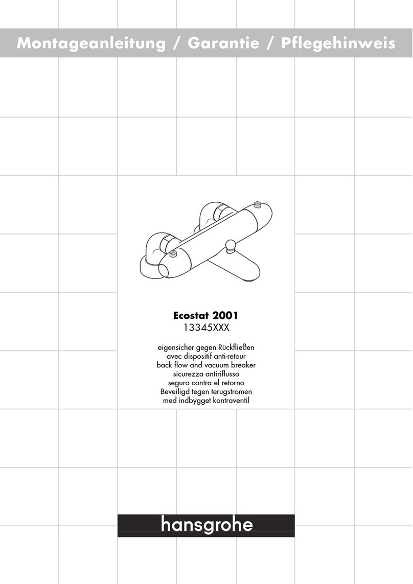 Hans Grohe Ecostat 2001 13345 Series manual Hans Grohe Ecostat 2001 13345 Series manual