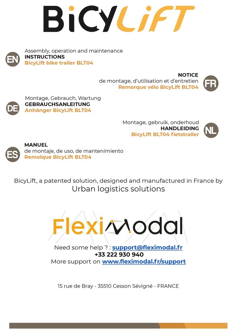 FlexiModal BicyLift BLT04 Installation instructions