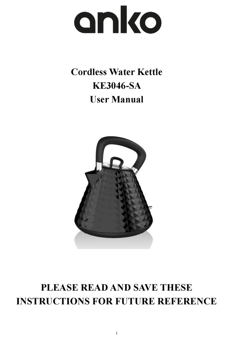 anko KE3046-SA user manual